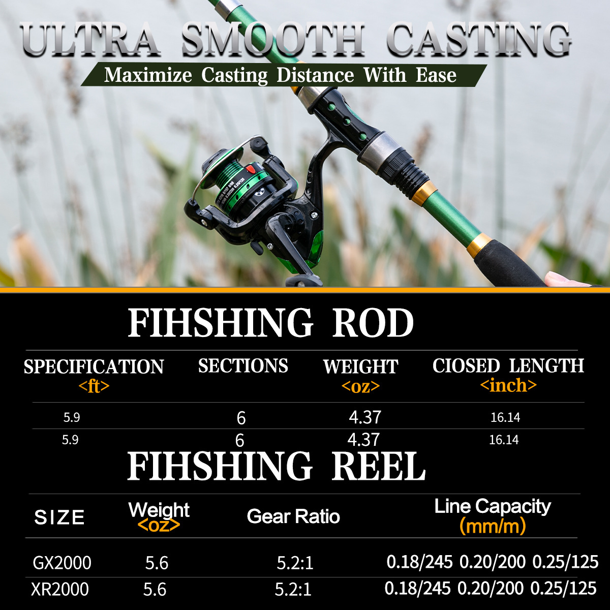 1.8m Telescopic Double Lure Ro - Landing Net Telescopic recensie en prijs
