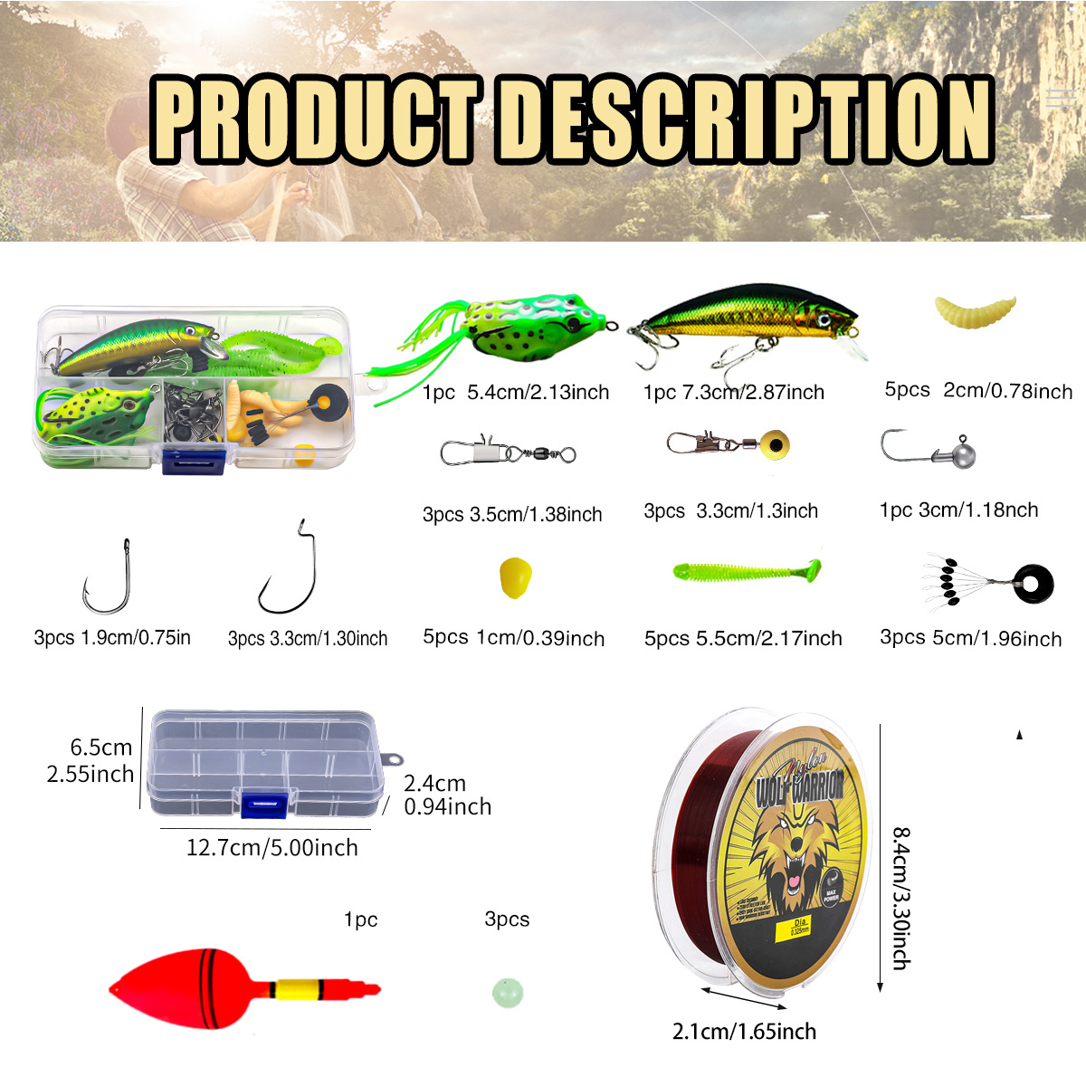 1.8m Telescopic Double Lure Ro - Landing Net Telescopic recensie en prijs