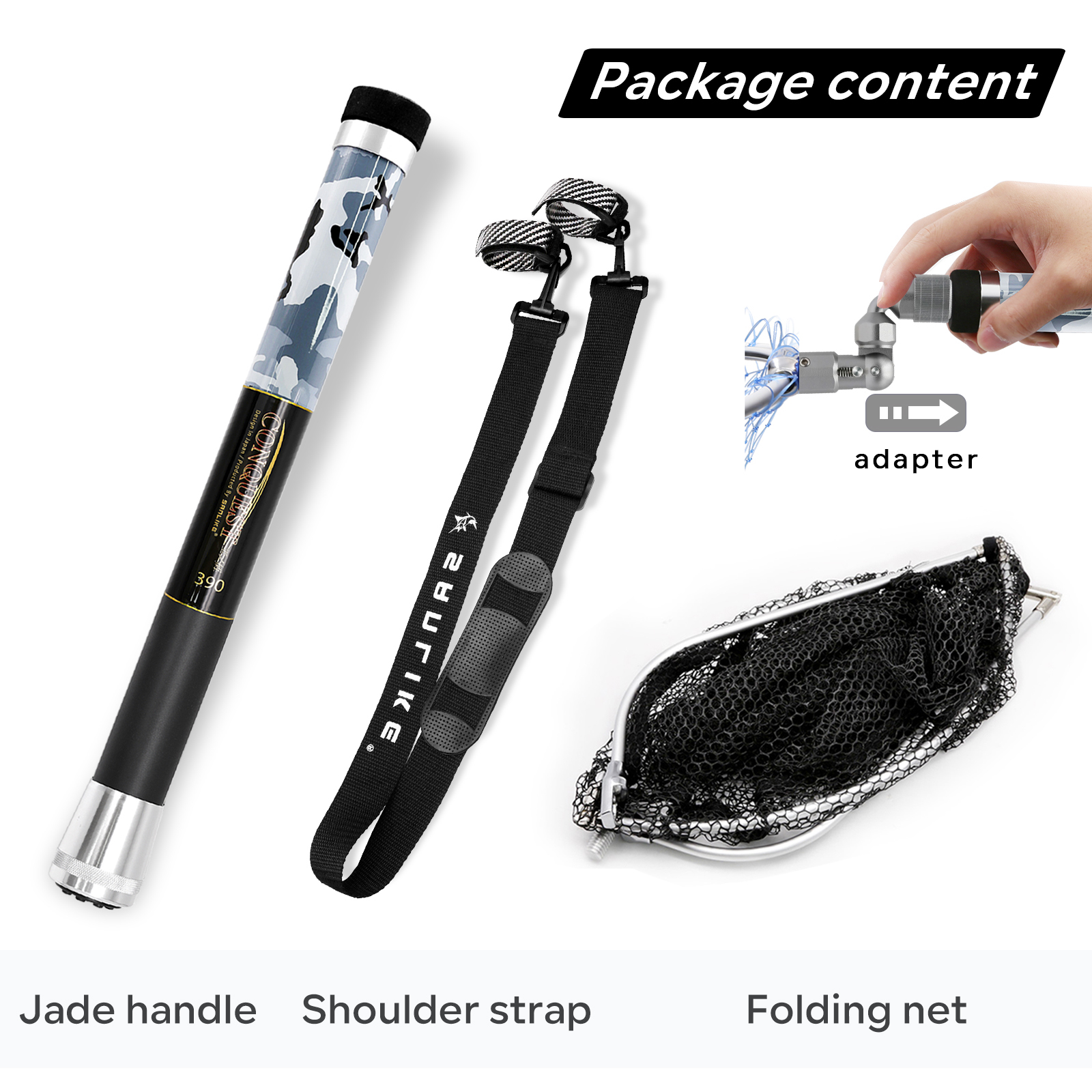 SANLIKE Fishing Net Glass Fibr - Landing Net Telescopic recensie en prijs