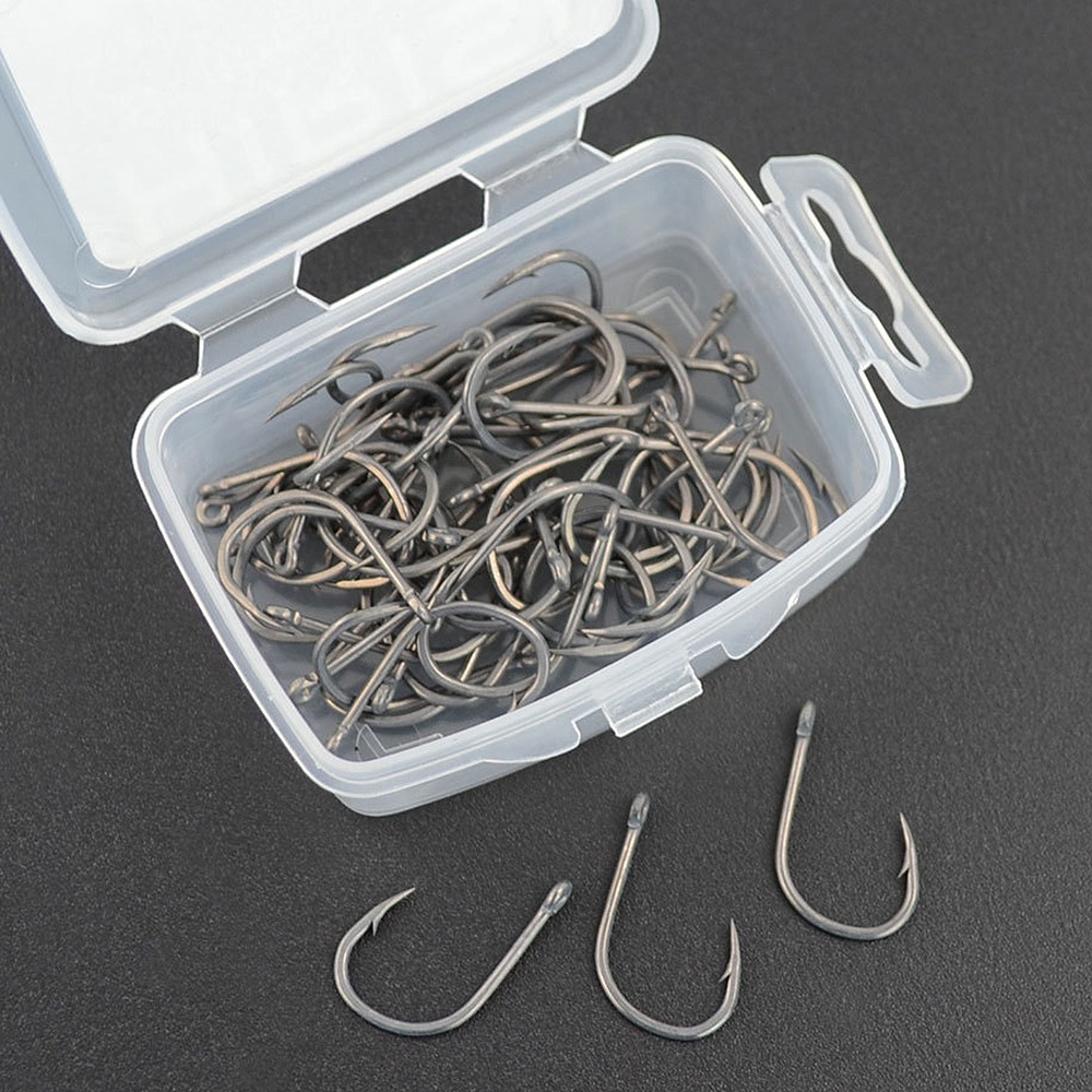 ABST  50Pcs Barbed Coated Carp - Fishing Hook recensie en prijs