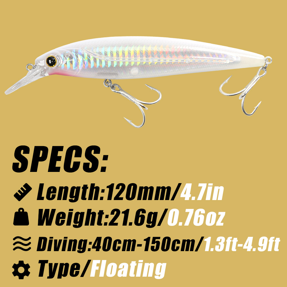 B&U Minnow Jerkbait Lure Artif - Fishing Equipment Daiwa recensie en prijs