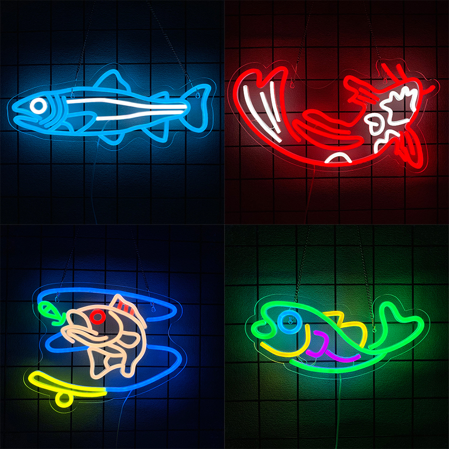 Fish Led Neon Sign, Cartoon Lu - Fishing Equipment Kitchener recensie en prijs