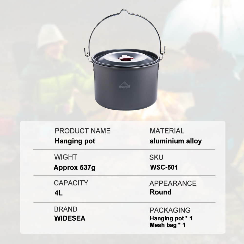 Widesea 4L Camping Hanging Pot - Fishing Equipment Kitchener recensie en prijs