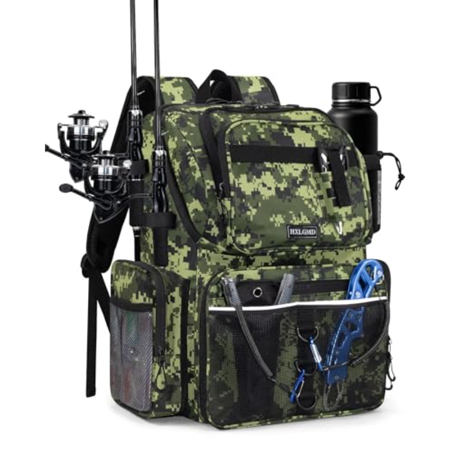 Fishing Backpack with Rod Hold - Fishing Equipment Us recensie en prijs