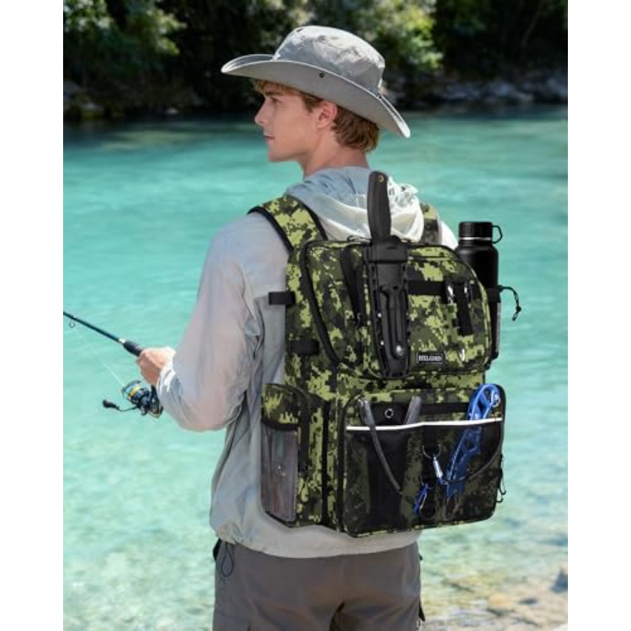 Fishing Backpack with Rod Hold - Fishing Equipment Us recensie en prijs